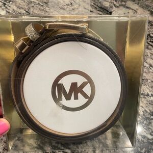 Michael Kors Women’s Logo Buckle Belt – Small/Medium | New in Box